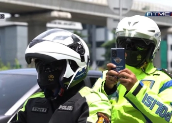 Ditlantas Polda Jateng Patrolikan ETLE Mobile Berbasis Handphone