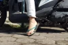 Satlantas Polres Sekadau Edukasi Bahaya Berkendara Motor Menggunakan Sandal Jepit
