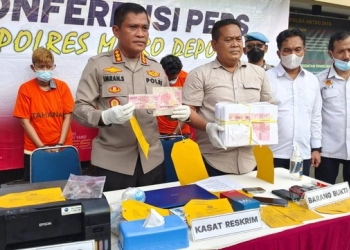 Peredaran Uang Palsu Pecahan Rp100 Ribu dengan Cara Belanja di Pasar Tradisional