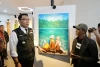 Lukisan Kang Emil, Istri dan Adiknya Eril di Tepi Sungai Aare Terpajang di Gedung Sumedang Creative Center