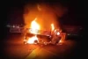 Pickup Tabrak Pmbatas Jalan diJalur Pantura Subang, Pasutri Tewas Terpanggang, Tiga Alami Luka