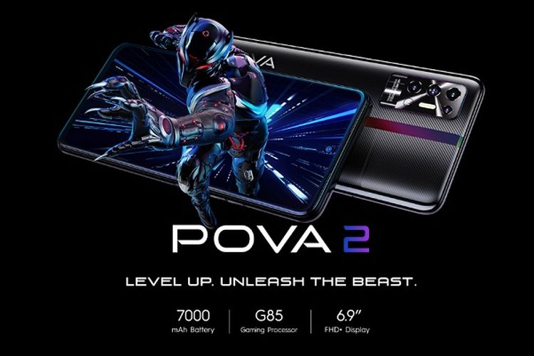 Tecno Pova 2 Ponsel Pintar Powerfull untuk Gamers