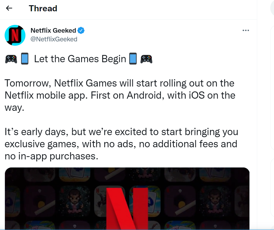 Kembangkan Bisnis, Netflix Luncurkan Aplikasi Game untuk Android