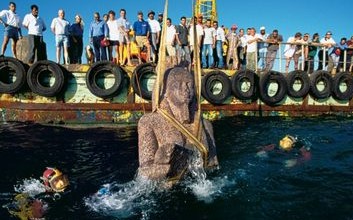 Penemuan Kota Thonis Heracleion Mesir yang Hilang Tenggelam Selama 1000 Tahun