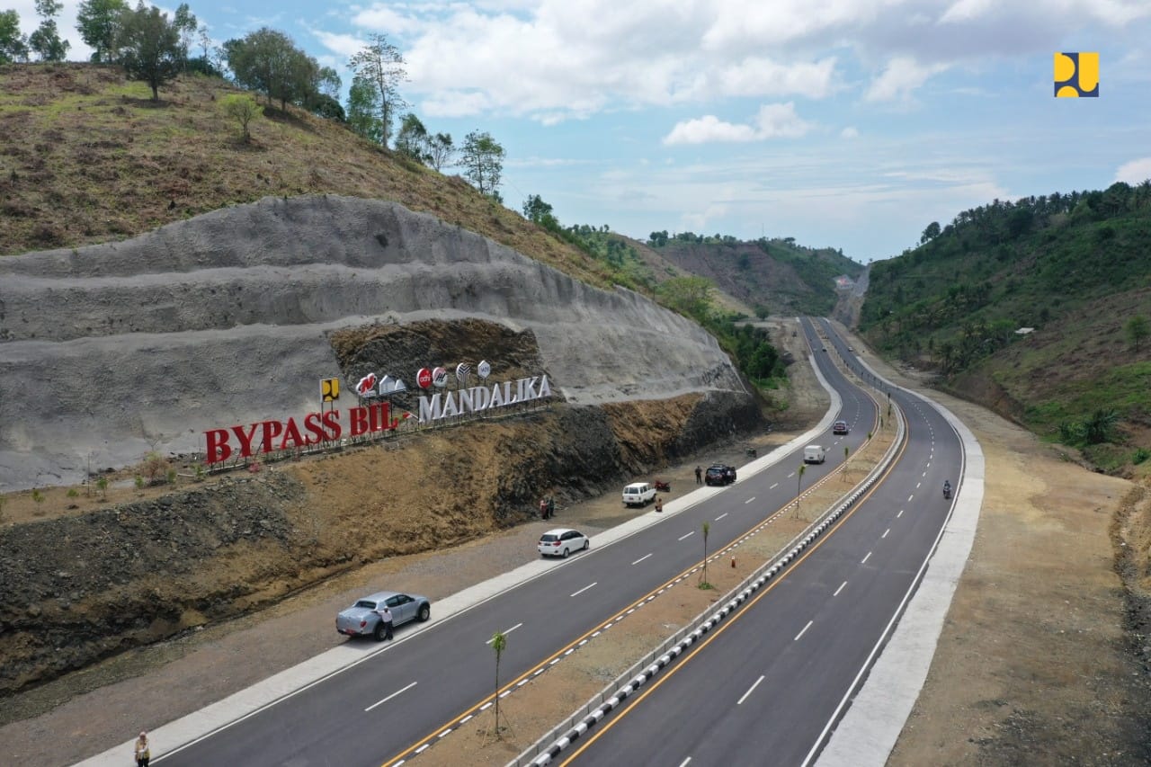 Jelang World Motor Super Bike 2021 dan MotoGP 2022, Jalan Bypass BIL – Mandalika Siap Diresmikan