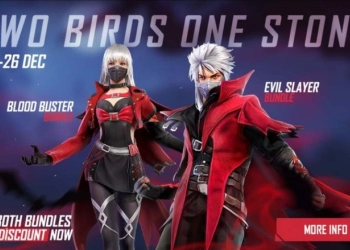 Free Fire Two Birds One Stone Event: Cara Mendapatkan Bundel The Blood Buster dan Evil Slayer