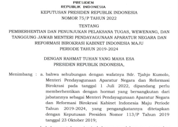 Mahfud Md Ditunjuk Sebagai Plt. Menpan RB