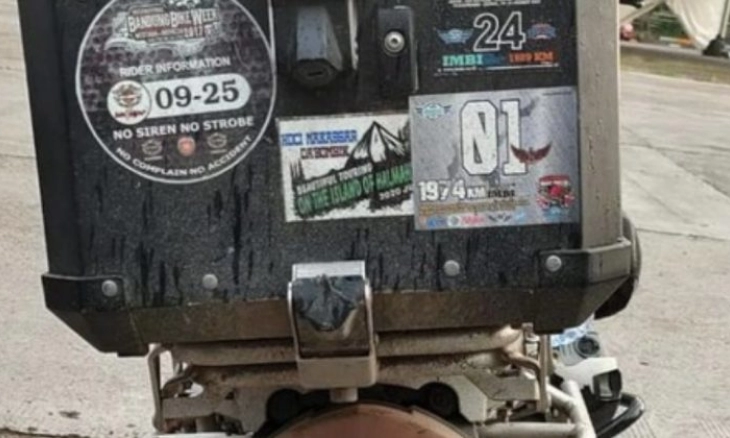 Personel Provos Polres Bantaeng Ditabrak Rombongan Moge Hingga Patah Tulang Kaki