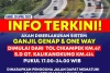 One Way dan Ganjil-Genap Diterapkan Hari Ini di Jalan Tol