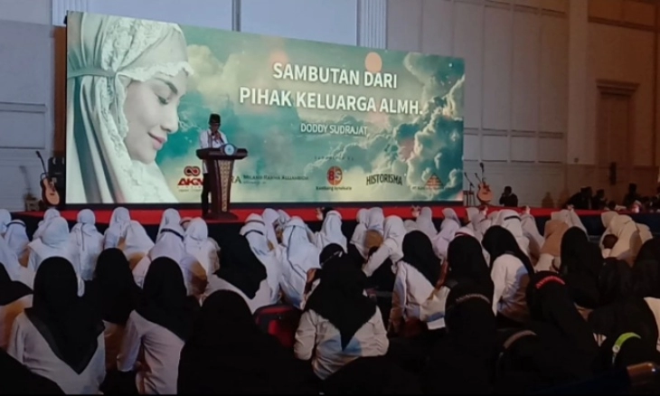 Dzikir dan Doa Bersama 40 Hari Mendiang Vanessa Angel Dipenuhi Anak Yatim