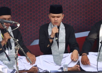 Lantunan Shalawat Nabi di Festival Dikee Aceh Even Bhayangkara Seulawah Expo 2022