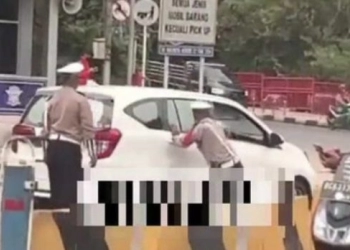 Diburu, Pengendara yang Nyaris Seret Polantas di Palembang