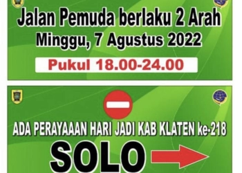 Ada Konser Musik HUT ke-128 Klaten Jalan Lingkar dari Arah Jogja ke Stadion Klaten Ditutup Malam Ini