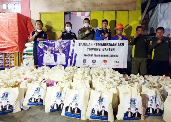 ASN Banten Salurkan Sembako untuk Masyarakat yang Terdampak Erupsi Semeru