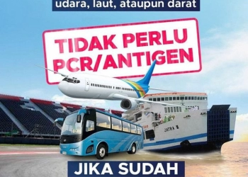 Satgas Covid-19 Resmi Hapus Tes PCR atau Antigen sebagai Syarat Perjalanan Domestik