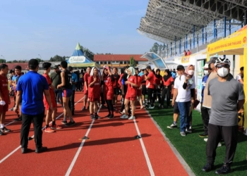 Persiapan Porprov Banten ke-VI, Walikota Tangerang Tinjau Tes Fisik Para Atlet 