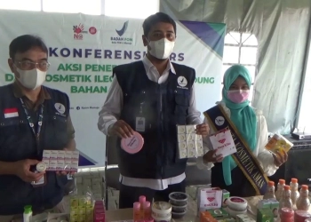 Mengandung Bahan Berbahaya, Ribuan Kosmetik Ilegal Disita BPOM Mamuju