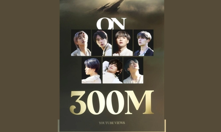 Video 'On' BTS Tembus 300 Juta Penonton YouTube