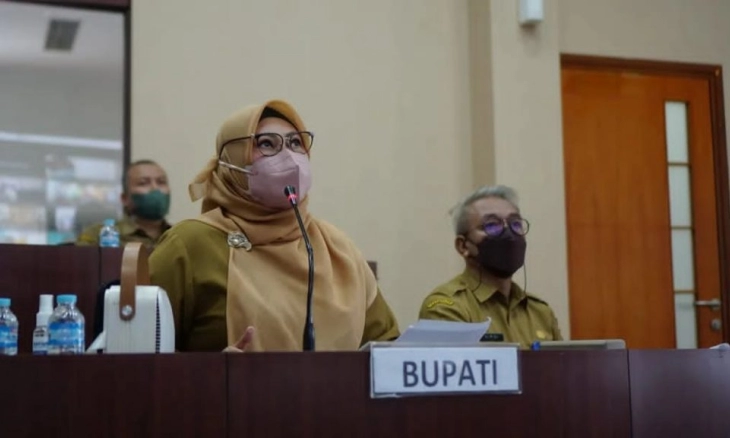Bupati Pandeglang Ikuti Rakor Antisipasi Ancaman Erupsi Krakatau dan Megathrust