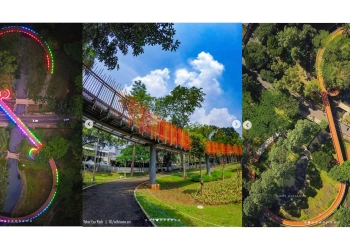 Anies Pamer Tebet Eco Park, Ada Infinity Connecting Bridge