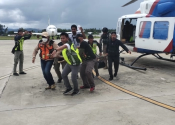Kontak Tembak di Distrik Kiwirok  Pegunungan Bintang, Anggota Satgas Damai Cartenz Tertembak di Dada Kiri