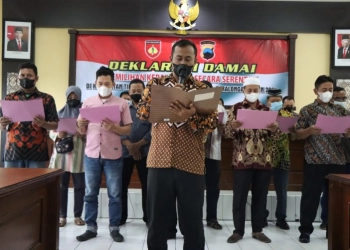 Deklarasi Damai Pilkades Serentak Tahun 2022 Kota Pekalongan 