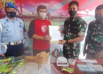 Kodim 0907/Tarakan dan Petugas Gabungan Ungkap Sabu 8,2 Kg di  Bandara Internasional Juwata 