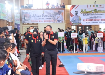 Kejuaraan Karate Piala Kapolres Tebo 2022 Resmi Dibuka Hari Ini