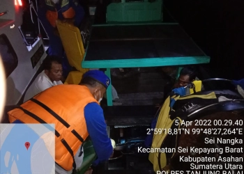 Cegah TKI Ilegal, Sat Polairud Polres Tanjungbalai  Patroli Malam sampai Pagi di Perairan Tanjung Balai Asahan