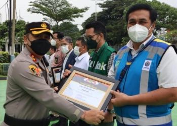 Operasi Ketupat Jaya 2022 Berjalan Lancar, Polresta BSH Beri Penghargaan Pihak Terkait