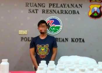 Polres Pasuruan Kota  Gagalkan Peredaran 28.980 Pil Koplo