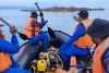 Tim SAR Ditpolairud Polda Sulteng Masih Mencari Korban Banjir Bandang Torue di Laut