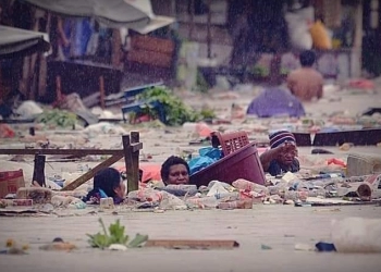 Ratusan Lebih Rumah  di Kota Jayapura Terendam