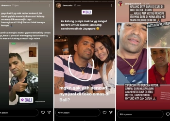 Dijambret di Bali, Beto Goncalves akan Beri Hadiah Bagi Siapa yang Menemukan Kalung Emas Cenderawasihnya