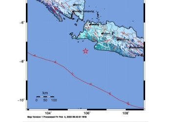 Gempa Magnitudo 5,5 di Bayah Banten