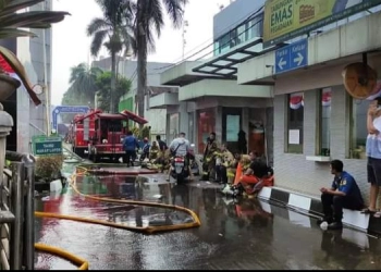 Kebakaran di Lantai 3 Kantor Pusat Pegadaian Kramat Raya, Jakpus