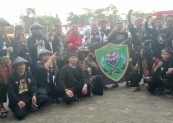 Atraksi Pencak Silat Padepokan Domas Jaya Di Buana Meriahkan Upacara Hari Kemerdekaan Bersama Pemkot Tasikmalaya