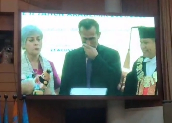 Almarhum Brigadir J Diwisuda, IPK nya 3,28