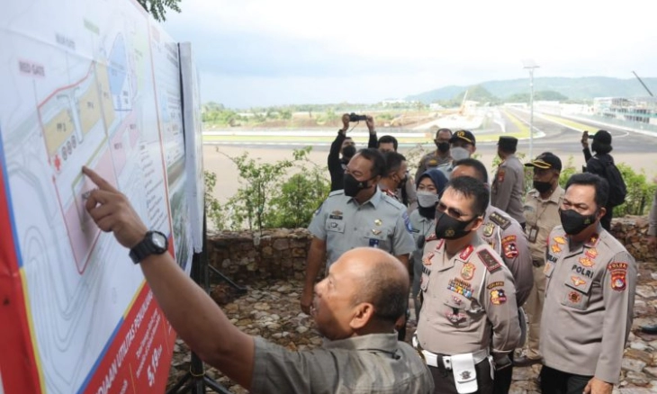 Kakorlantas Polri Cek Sirkuit Mandalika, Siapkan Personel untuk Amankan MotoGP 2022