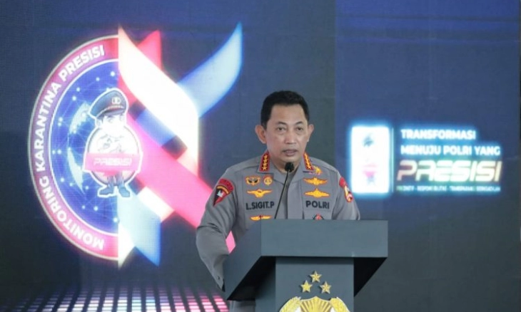Polri Luncurkan Aplikasi Monitoring Karantina Presisi untuk Karantina PPLN