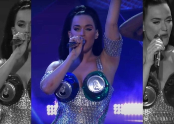 Viral! Bir Mengalir dari Bra Katy Perry Saat Konser di Las Vegas