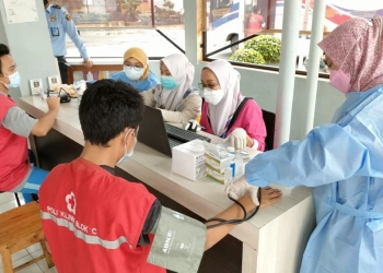 Lapas Pemuda Tangerang Gelar Skrining TBC, HIV dan PTM serta X-Ray Thorax kepada Warga Binaan
