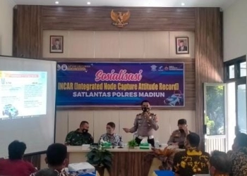 Satlantas Polres Madiun Sosialisasikan Kendaraan INCAR