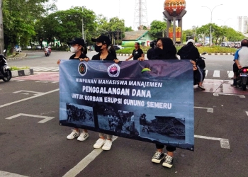 Mahasiswa Gunadarma Karawaci Gelar Aksi Galang Dana untuk Bantu Korban Semeru