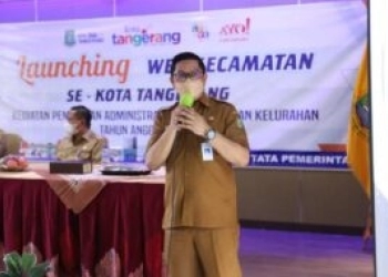 Tingkatkan Pelayanan, Pemkot Tangerang Launching Website Kecamatan