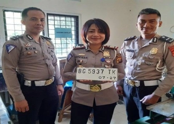 Pelat Nopol Putih Mulai Diterapkan di Ogan Ilir