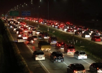 Volume Kendaraan Sejumlah Jalur Tol Jakarta-Jawa Meningkat