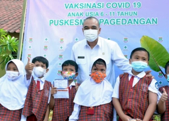 Bupati Zaki Targetkan 180 Ribu Dosis untuk Vaksinasi Anak Usia 6-11 Tahun