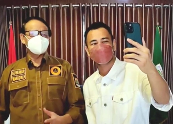 Raffi Ahmad Sambangi Kediaman Gubernur Wahidin Ajak Kolaborasi Kelola BIS