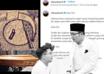 Puisi Kesedihan Ridwan Kamil untuk Anak Tercinta: 'Dear Eril Saatnya Kamu Pulang'